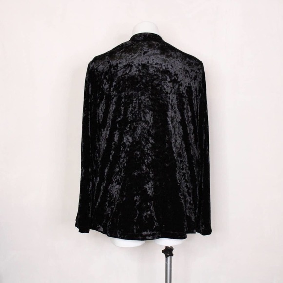 NWT Bobeau Velvet Open Cardigan Sweater - Picture 5 of 9